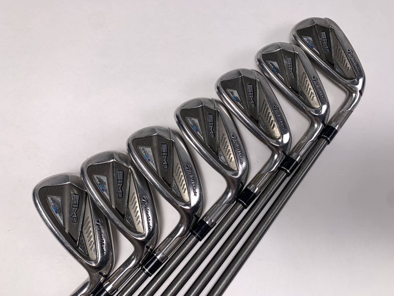 TaylorMade SIM2 MAX Iron Set 5-PW+GW AeroTech SteelFiber i95 Regular RH