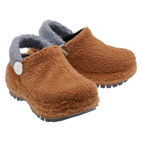 Crocs Lil Nas X Mega Crush 209508-088 Clogs Men's US 7 Brown Casual Shoes KFC658