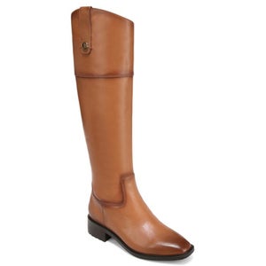 Sam Edelman Drina I3825L1200 Women's US 6.5 Brown Leather Riding Boots JZZ1229