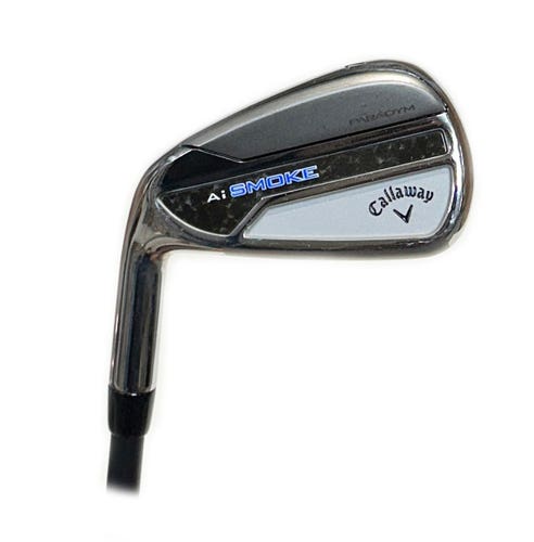 LH Callaway Paradym Ai Smoke 5-PW Iron Set Graphite Cypher Fifty 5.0 Senior Flex
