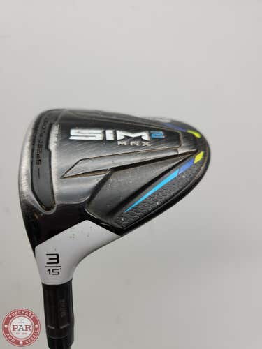 LEFTY 2021 TAYLORMADE SIM2 MAX 3 WOOD 15* REG VENTUS BLUE FW 5R GOOD