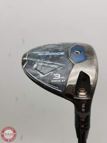 2024 CALLAWAY PARADYM AI SMOKE MAX D 3HL WOOD 16.5* REG HZRDUS RDX +HC GOOD