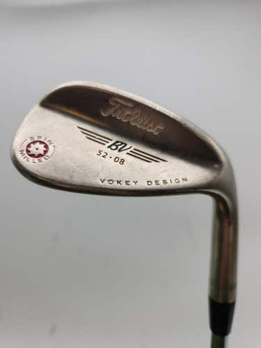 2009 TITLEIST VOKEY SPIN MILLED CHROME WEDGE 52*/08 WEDGEFLEX VOKEY STOCK 35.5"