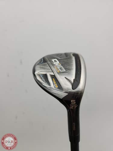 2024 TAYLORMADE QI10 MAX RESCUE 5 HYBRID 27* STIFF VENTUS BLUE TR +HC FAIR