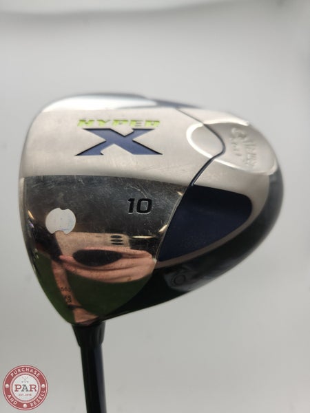 LEFTY 2008 CALLAWAY HYPER X DRIVER 10* REG FUJI FIT ON X +HC GOOD