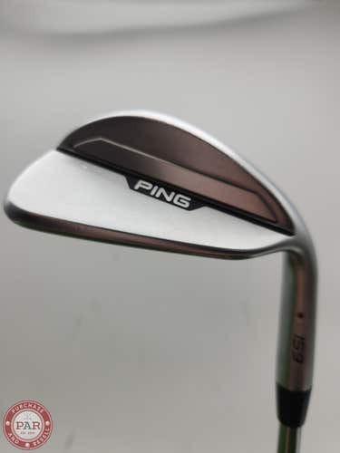 PING S159 CHROME WEDGE 56*/10E STIFF NIPPON AWT 3.0 35.25" GOOD