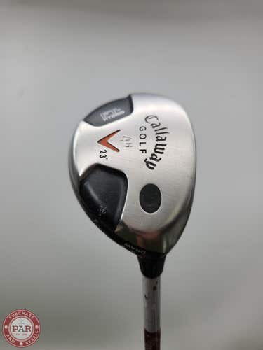 CALLAWAY FT HYBRID 4 HYBRID 23* SENIOR ALDILA NVS ORANGE 85 POOR