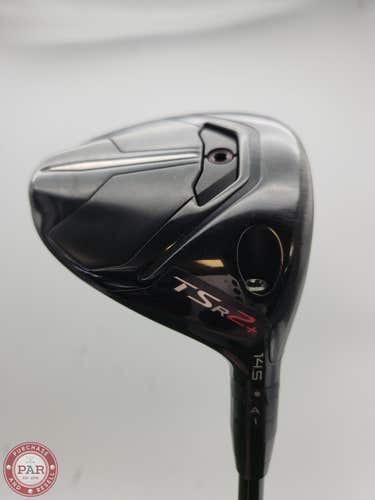 2023 TITLEIST TSR2+ 3 WOOD 14.5* TXSTIFF PROJECTX HZRDUS +HC VERYGOOD