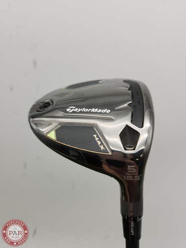 2025 TAYLORMADE QI35 MAX 5 WOOD 18.5* REG TM REAX 65 GOOD