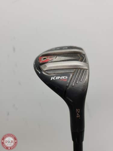 2019 COBRA KING F9 SPEEDBACK 5 HYBRID 24* REG FUJI ATMOS 7R FAIR