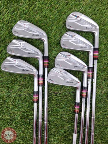2021 SRIXON ZX7 IRON SET 4-PW XSTIFF TT DYNAGOLD X100 VERYGOOD