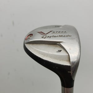2001 TAYLORMADE V STEEL 3 WOOD 15* REG TM MAS2 FAIR
