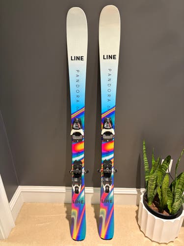 Women's 2023 Line 151 cm All Mountain Pandora 84 Skis w/ Marker Bindings Max Din 10 (Used)