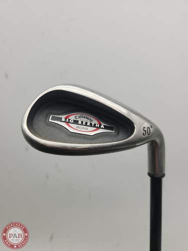 2002 CALLAWAY BIG BERTHA GAP WEDGE 50* FIRM CALLAWAY RCH 75I 35.5" FAIR
