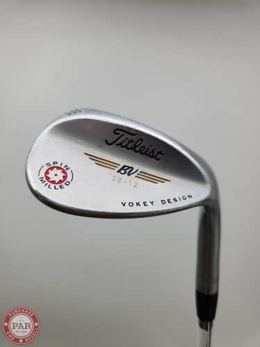 2009 TITLEIST VOKEY SPIN MILLED CHROME WEDGE 58*/12 WEDGEFLEX VOKEY 34.5" GOOD