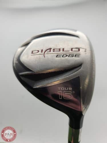 2010 CALLAWAY DIABLO EDGE 3 WOOD 15* STIFF ALDILA NVS +HC GOOD