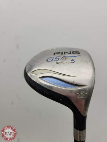 2006 PING G5 L 5 WOOD 22* LADIES ALDILA NV PINK FAIR