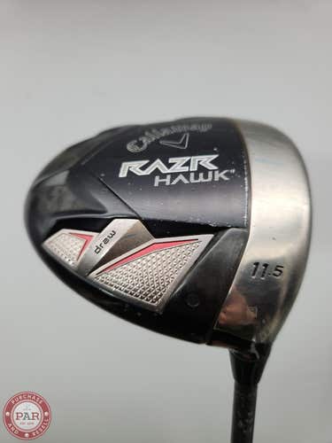 2011 CALLAWAY RAZR HAWK DRIVER 11.5* SENIOR ALDILA RIP 60 FAIR