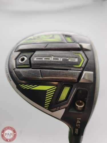 2021 COBRA KING RADSPEED 3 WOOD 14.5* XSTIFF FUJI MOTORE X +HC GOOD