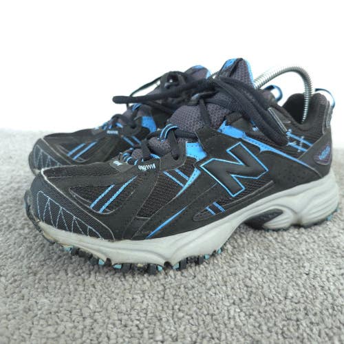 New Balance 411 All Terrain Trail Womens Size 9 Running Shoes Black Blue Lace Up