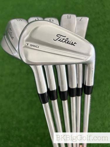 Titleist T350 25 Forged Iron Set 6-48 / True Temper AMT Red Stiff