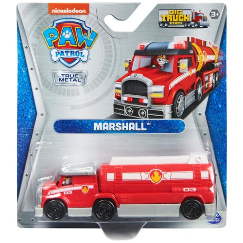PAW Patrol Large Trucks True Metal Vehicle-Marshall, Multi, 6063793