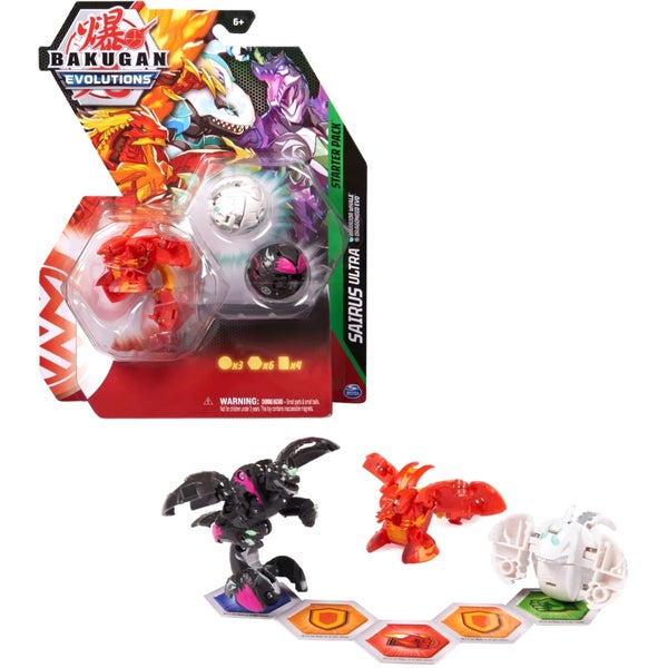 Bakugan Evolutions Starter Pack - Sairus Ultra Warrior Whale Dragonoid Evo [vide