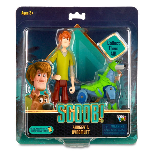 Scoob! Shaggy and Dynomutt Exclusive Figure Set, Basic Fun!