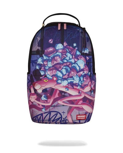 Sprayground Pink Panther Diamond Breakout Dlxsv Unisex Purple Top Handle SGB58