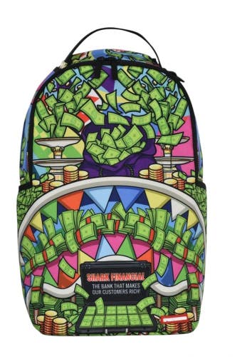 Sprayground Mind Trip Bank DLXR Backpack Unisex Multicolor Shoulder Strap SGB54