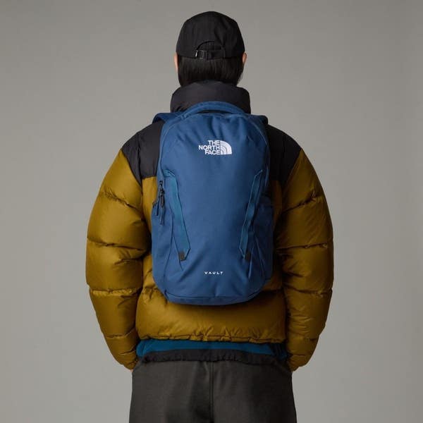 north face blue vault backpack The (Bold Blue/Active) chain webbing offers lash points The North Face Vault Backpack