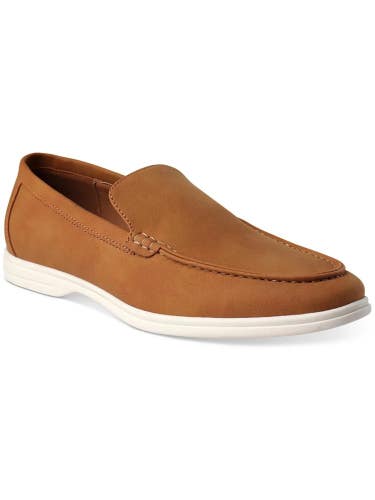 Alfani Porter 100147507 Loafer Men's US 9 Brown Faux Leather Memory Foam ZPO3775