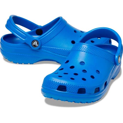 Crocs Classic 10001-4KZ Clog Mens 11 Blue Heel Strap Slip On Casual Shoes TLW740