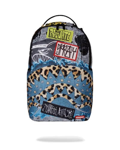 Sprayground Patchwork Punk DLXR Unisex Multicolor Graphic Print Backpack SPR39