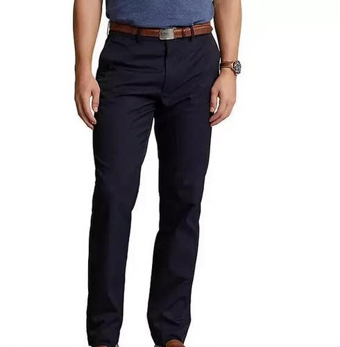 Polo Ralph Lauren Pants Men's 40x32 Navy Tailored Fit Chino Performance MAC177