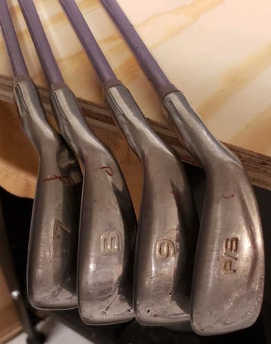 SET OF 4 LADIES TIGER SHARK TS60 DEEP CAVITY BACK IRONS 7 8 9 P/S V NICE AZ326