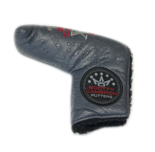 Scotty Cameron 2021 XXI Club Member Gray & Red Blade Putter Cover