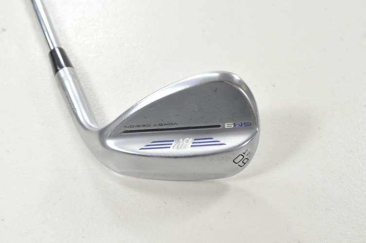 Titleist Vokey SM9 Tour Chrome 60*-04T Wedge Right BV Wedge Flex Steel # 214320
