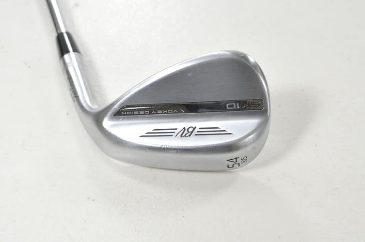 Titleist Vokey SM10 Tour Chrome 54*-10S Wedge Right BV Wedge Flex Steel # 214367