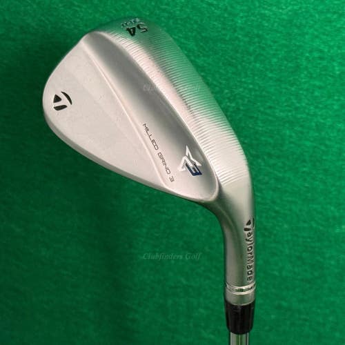 TaylorMade Milled Grind 3 MG3 54-SB11 54 Sand Wedge Stepped Steel Wedge Flex