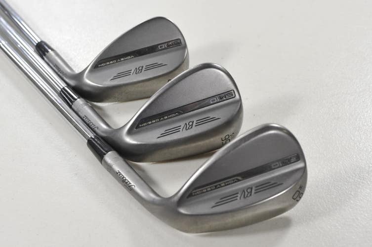 Titleist Vokey SM10 Nickel 52*,56*,60* Wedge Set RH BV Wedge Flex Steel # 214327
