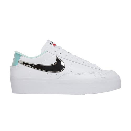 Size 5M/6.5W - Nike Wmns Blazer Low Platform 'White Mint Foam' (NO BOX) DQ7654-1