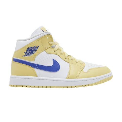 Size 9M/10.5W - Wmns Air Jordan 1 Mid 'Lemon Wash' (NO BOX) BQ6472-701