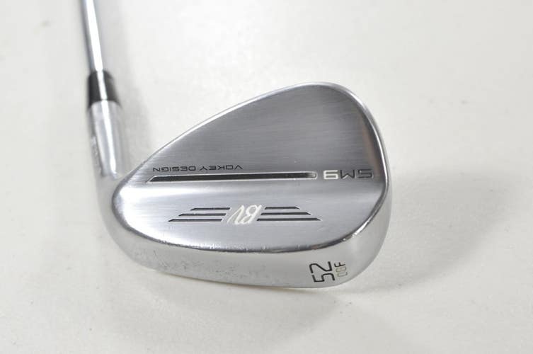 Titleist Vokey SM9 Tour Chrome 52*-08F Wedge Right BV Wedge Flex Steel # 213237