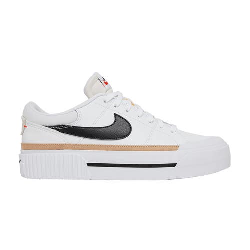 Size 7.5M/9W - Nike Wmns Court Legacy Lift  White (No Box) DM7590-100