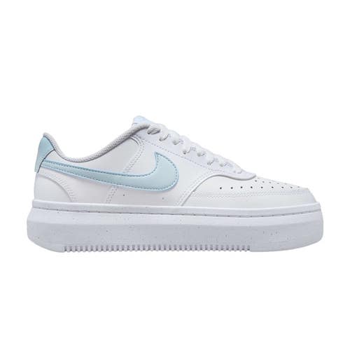 Size 5M/6.5W - Nike Wmns Court Vision Alta Glacier Blue (No Box) DZ5394-101