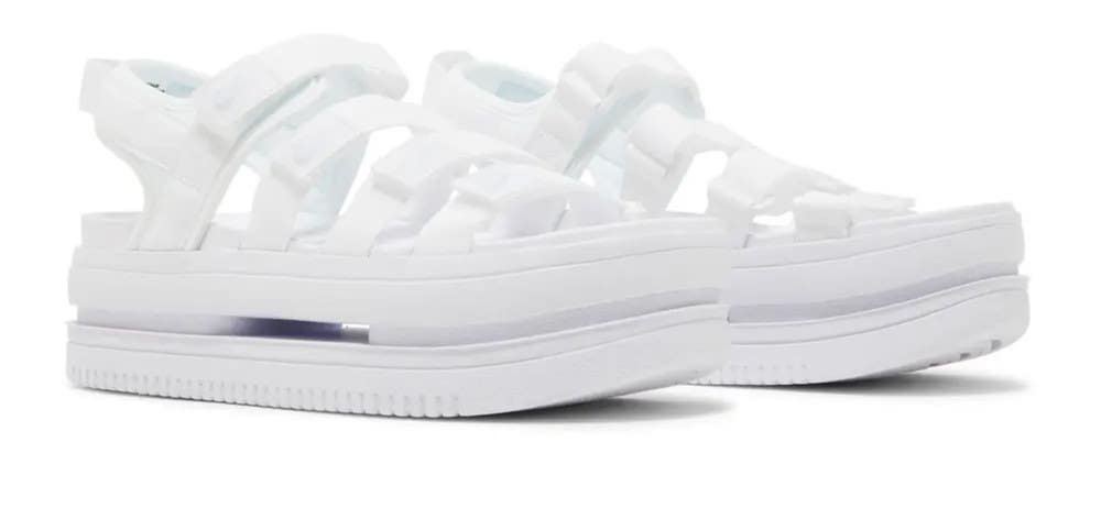 Size 11 - Nike Wmns Icon Classic Sandal 'White Pure Platinum' (Women's) dh0224-1