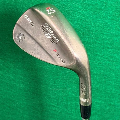 Titleist Vokey SM6 Nickel 52-8F 52 Gap Wedge Vokey Design Steel Wedge Flex