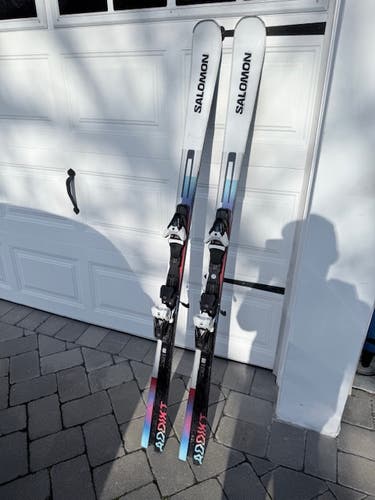 2025 Salomon 177 cm All Mountain addikt Skis With Bindings Max Din 12 (Used)