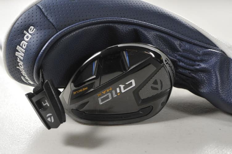 TaylorMade Qi10 Max Rescue 4-23* Hybrid Stiff Flex Right 60g Graphite # 214336